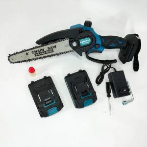Акумуляторна ланцюгова міні пила 20 см у кейсі Krafftec (36V 4 Ач) + 2 акумулятори та індикатором заряду