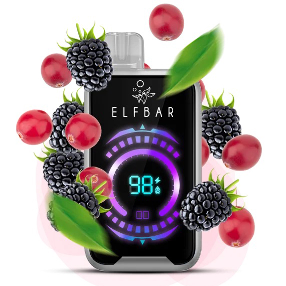 ELF BAR FS18000 5%. Ожина Журавлина (Blackberry Cranberry)