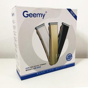 Професійна машинка для стрижки волосся Gemei GM-6048, електробритва для голови. Колір: білий