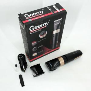 Акумуляторна машинка для стрижки волосся Gemei GM-6042, окантувальна машинка Black