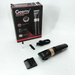 Акумуляторна машинка для стрижки волосся Gemei GM-6042, окантувальна машинка Black