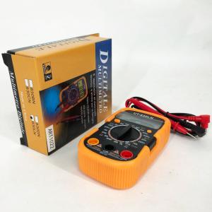 Мультиметр DT-830 LN з підсвічуванням та звуком ABaTap до 750 В Помаранчевий, тестер для вимірювання напруги