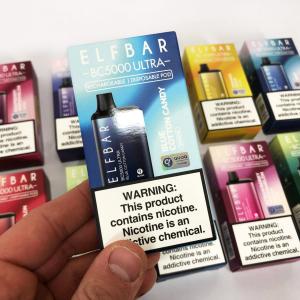 Elf Bar BC5000 Ultra. Синя Солодка Вата (Blue Cotton Candy)