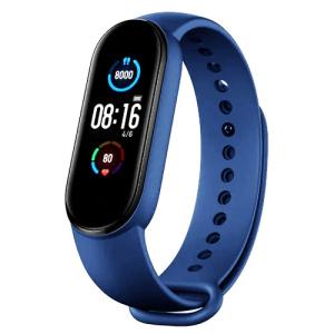 Фітнес браслет Smart Watch M5 Band Classic Black смарт годинник-трекер. Колір синій