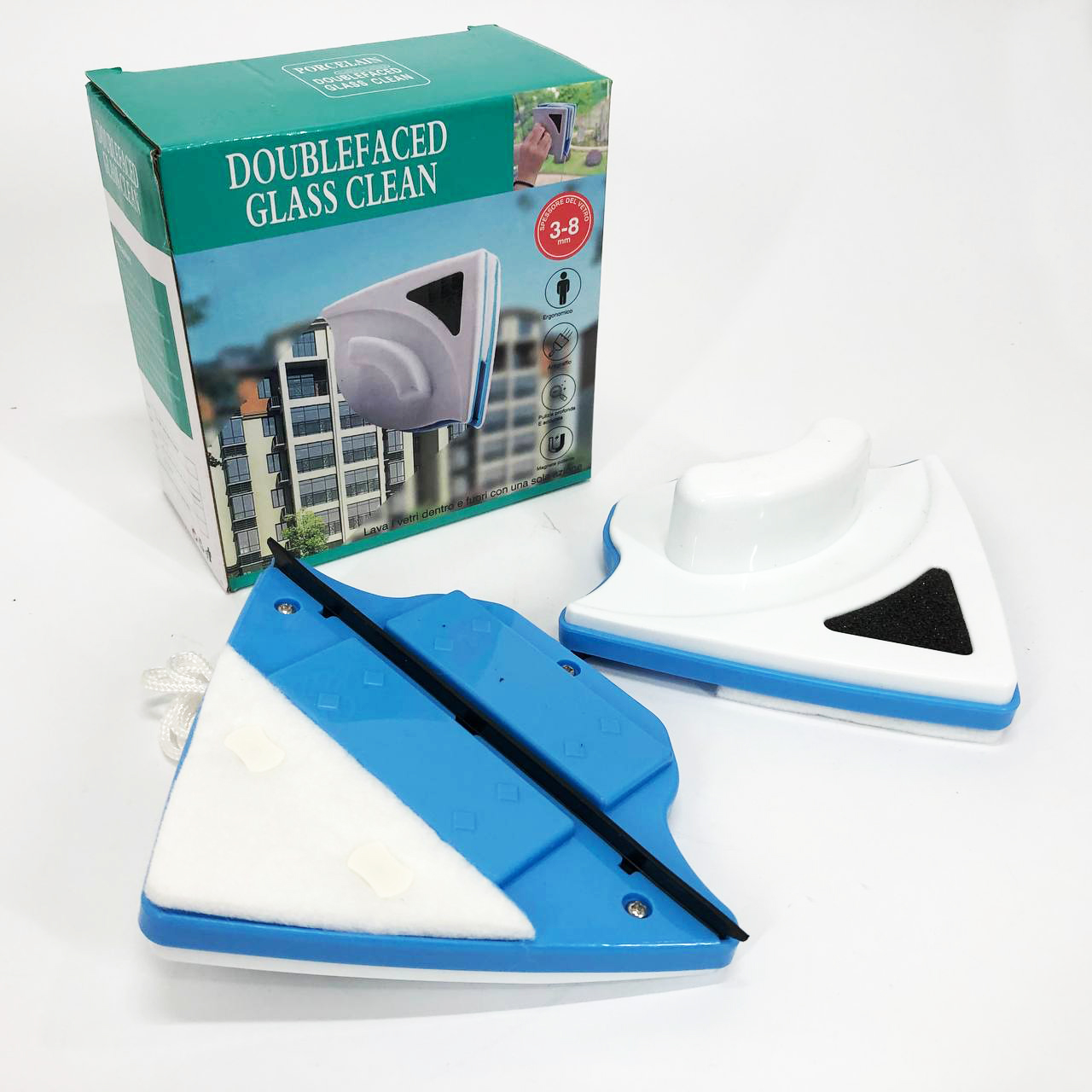 Щітка магнітна для миття скла з двох сторін Doublefaced Glass Clean