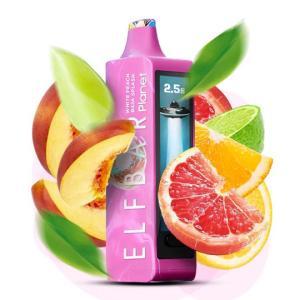 ELF BAR Planet 25000. Білий Персик Баха (White Peach Baja Splash)