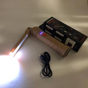 Ліхтар поворотний Worklight G52-LED+COB з магнітом та гаком, Кемпінговий складаний ліхтар