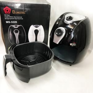 Аерофритниця Мультипіч Аерогриль Domotec MS-3220 1300Вт 4.5л Безмасляна з Таймером Black