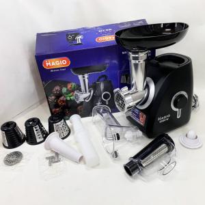 М'ясорубка MAGIO MG-270 2200 Вт М'ясорубка з насадками для нарізки овочів, М'ясорубка електрична для м'яса