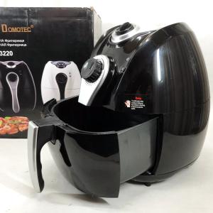 Аерофритниця Мультипіч Аерогриль Domotec MS-3220 1300Вт 4.5л Безмасляна з Таймером Black