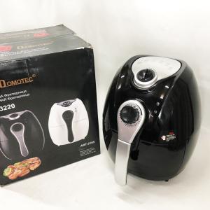 Аерофритниця Мультипіч Аерогриль Domotec MS-3220 1300Вт 4.5л Безмасляна з Таймером Black