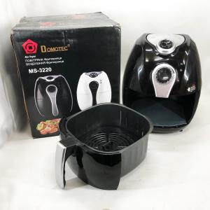 Аерофритниця Мультипіч Аерогриль Domotec MS-3220 1300Вт 4.5л Безмасляна з Таймером Black