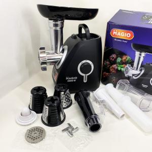 М'ясорубка MAGIO MG-270 2200 Вт М'ясорубка з насадками для нарізки овочів, М'ясорубка електрична для м'яса