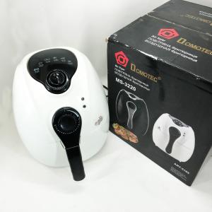 Аерофритниця Мультипіч Аерогриль Domotec MS-3220 1300Вт 4.5л Безмасляна з Таймером White