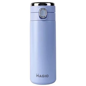 Термос SMART MAGIO MG-1047B вакуумний 400 мл, Розумний термос з датчиком температури, Термос похідний Blue