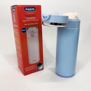 Термос SMART MAGIO MG-1047B вакуумний 400 мл, Розумний термос з датчиком температури, Термос похідний Blue