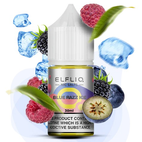 Рідина ELFLIQ 30мл 5%. Синя Малина (Blue Razz Ice)