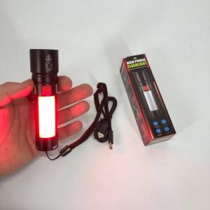 Пошуковий ліхтар із зумом білого та червоного світла USB-C зарядка
