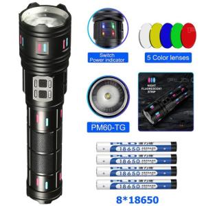 Ліхтар AK177-WHITE LASER LED PM60-TG, Топ-ліхтарик ліхтарик світлодіодний акумуляторний портативний