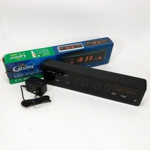 Електронний годинник Caixing СХ-808, Цифровий настільний годинник квадратний, LED Лід годинник настільний