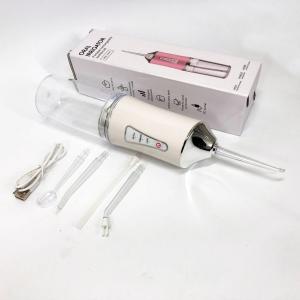 Іригатор для чищення зубів та порожнини рота Oral Irrigator з акумулятором та змінними насадками White