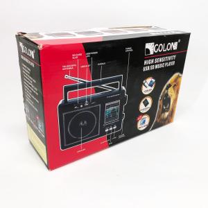 Портативний радіоприймач GOLON RX-99/3920 акумуляторний FM/AM/SW з відтворенням USB/MicroSD