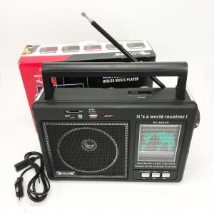 Портативний радіоприймач GOLON RX-99/3920 акумуляторний FM/AM/SW з відтворенням USB/MicroSD