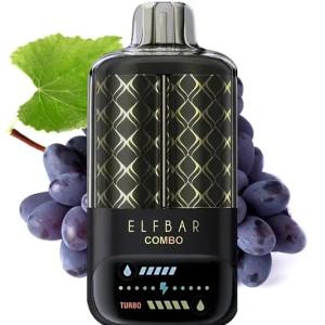 ELF BAR COMBO 25000. Перемикання смаків. Виноград / Мускатний Виноградк (Grape / Mary Power)