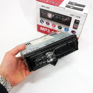 Автомагнітола MP3-1097 BT ISO зі знімною панеллю, Автомагнітола магнітола в авто з Usb сенсорна
