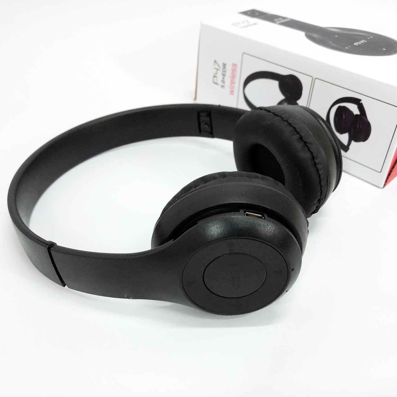 Бездротові навушники Bluetooth Wireless Headset P47 Black Гарнітура для ПК, телефону з мікрофоном
