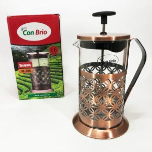 Френч-прес Заварник для чаю Con Brio CB-5160 600мл, Чайник самовар скляний, Чайники для заварювання