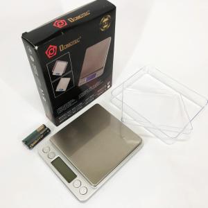 Ваги ювелірні Domotec MS-1729B електронні з 2-ма чашами 0,01-500 гр, Кишенькові ваги для золота