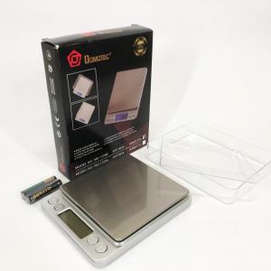 Ваги ювелірні Domotec MS-1729B електронні з 2-ма чашами 0,01-500 гр, Кишенькові ваги для золота