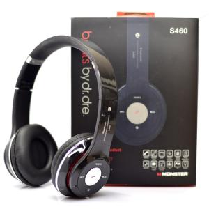 Бездротові навушники S460 Bluetooth black з MP3 плеєром чорний 18-20000 Гц, Бездротові блюз навушники