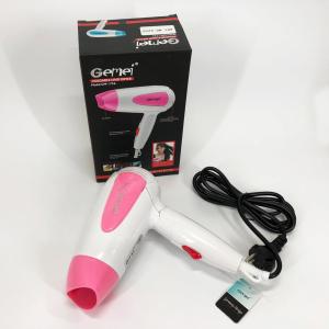 Фен для волосся складаний дорожній Gemei GM-1756 1200 Вт, Домашній фен для укладання Pink