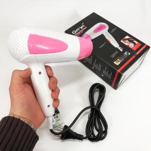 Фен для волосся складаний дорожній Gemei GM-1756 1200 Вт, Домашній фен для укладання Pink