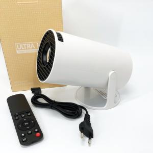 LED Проектор для дому портативний Смарт з WiFi Bluetooth Android 11 1280х720р White