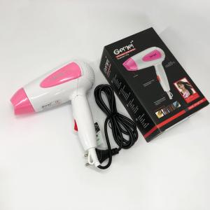 Фен для волосся складаний дорожній Gemei GM-1756 1200 Вт, Домашній фен для укладання Pink