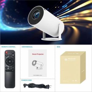 LED Проектор для дому портативний Смарт з WiFi Bluetooth Android 11 1280х720р White
