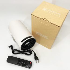 LED Проектор для дому портативний Смарт з WiFi Bluetooth Android 11 1280х720р White