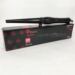 Конусна плойка для волосся DOMOTEC MS-4907, Сучасні щипці для завивки волосся Black
