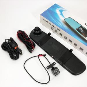 Автомобільний відеореєстратор-дзеркало L-9004 LCD 3.5'' 2 камери 1080P Full HD
