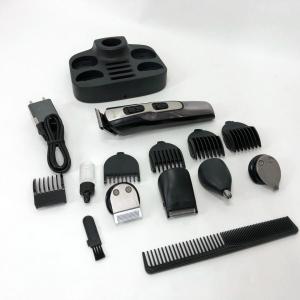 Машинка для стрижки 10в1 GEMEI GM-592, тример для бороди, триммер бездротової Black