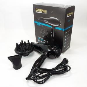 Професійний фен Gemei GM-103 2200Вт для сушіння укладання волосся режими швидкості, температури, сенсор