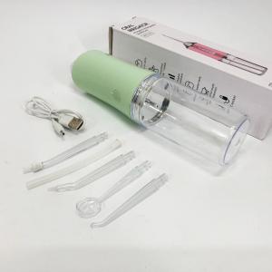 Іригатор для чищення зубів та порожнини рота Oral Irrigator з акумулятором та змінними насадками Green