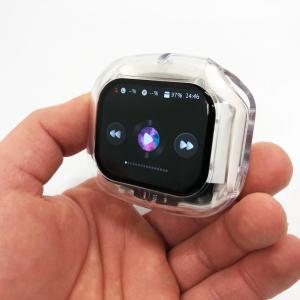 Бездротові вакуумні навушники TWS з дисплеєм LED, вологозахист IPx4 Bluetooth 5.4 з кейсом. Колір: білий