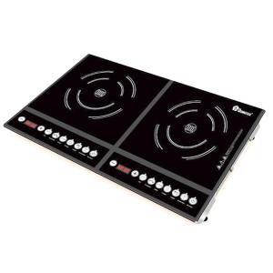 Плита індукційна настільна Domotec MS-5862 4000 Вт Електричні плити настільні двокомфоркові