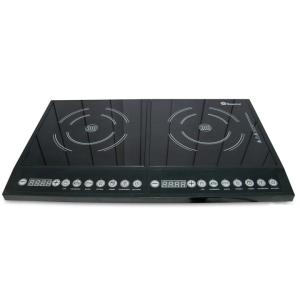 Плита індукційна настільна Domotec MS-5862 4000 Вт Електричні плити настільні двокомфоркові