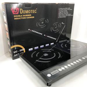 Плита індукційна настільна Domotec MS-5862 4000 Вт Електричні плити настільні двокомфоркові