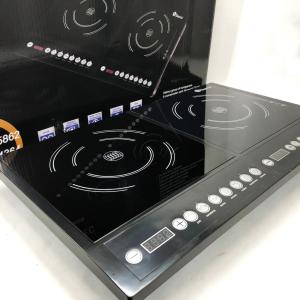 Плита індукційна настільна Domotec MS-5862 4000 Вт Електричні плити настільні двокомфоркові
